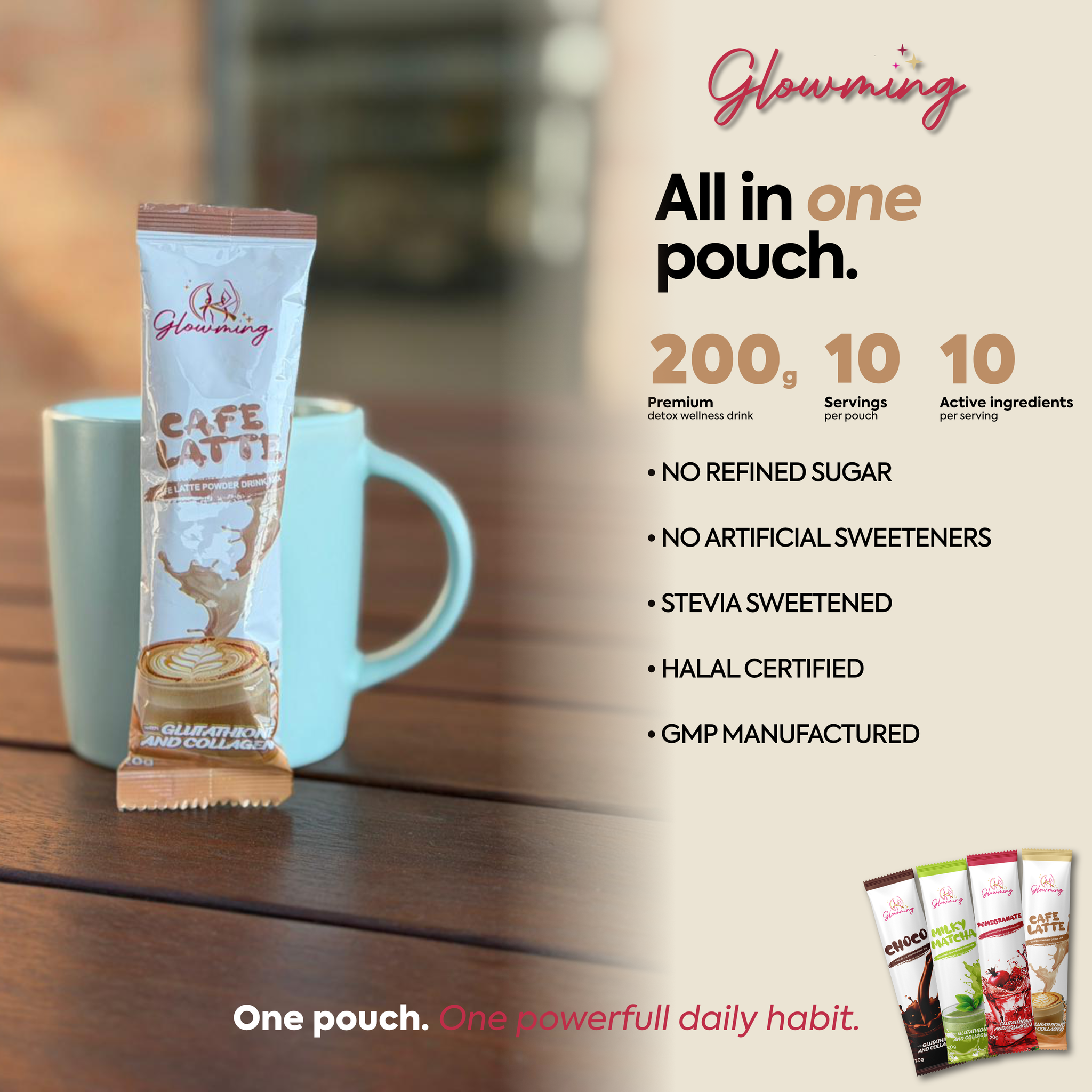 Cafe Latte 200g 6