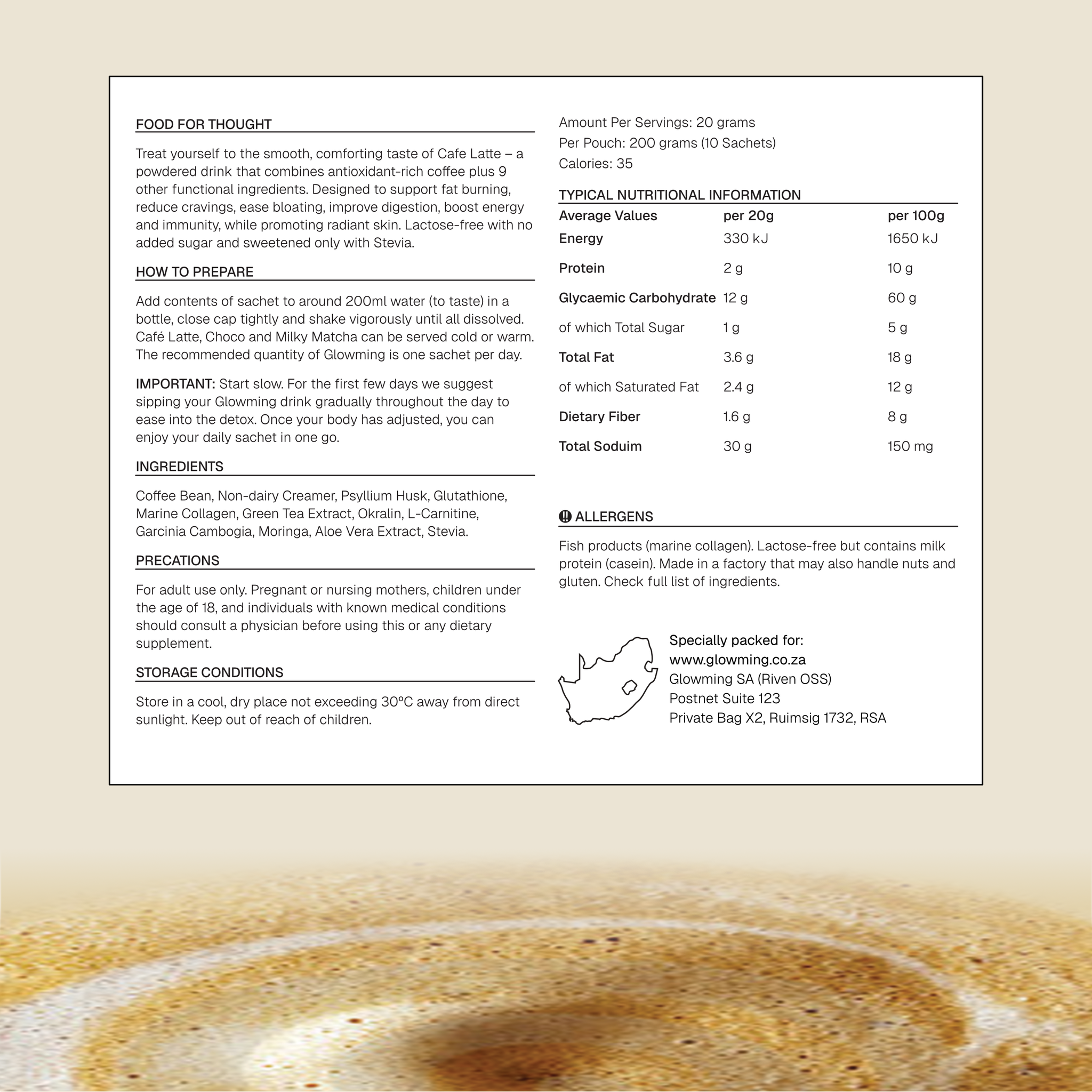 Cafe Latte 200g 7